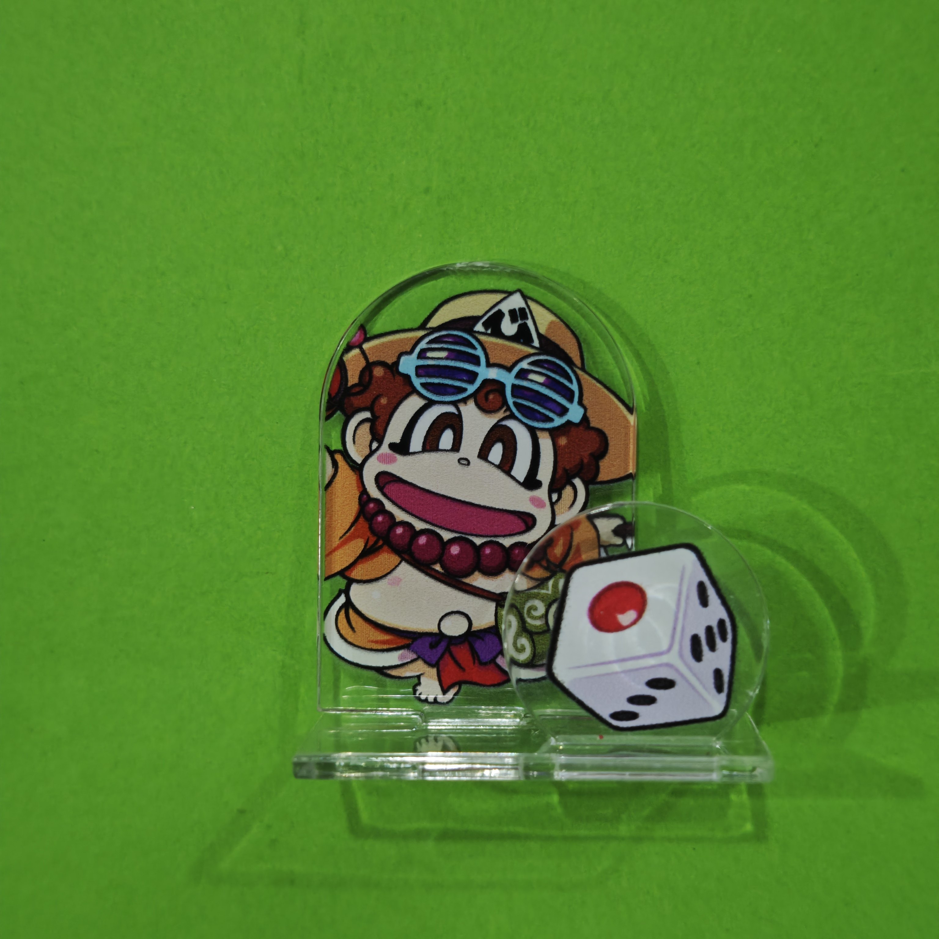 furuta巧克力食玩桃太郎电铁迷你亚克力立牌促销现货