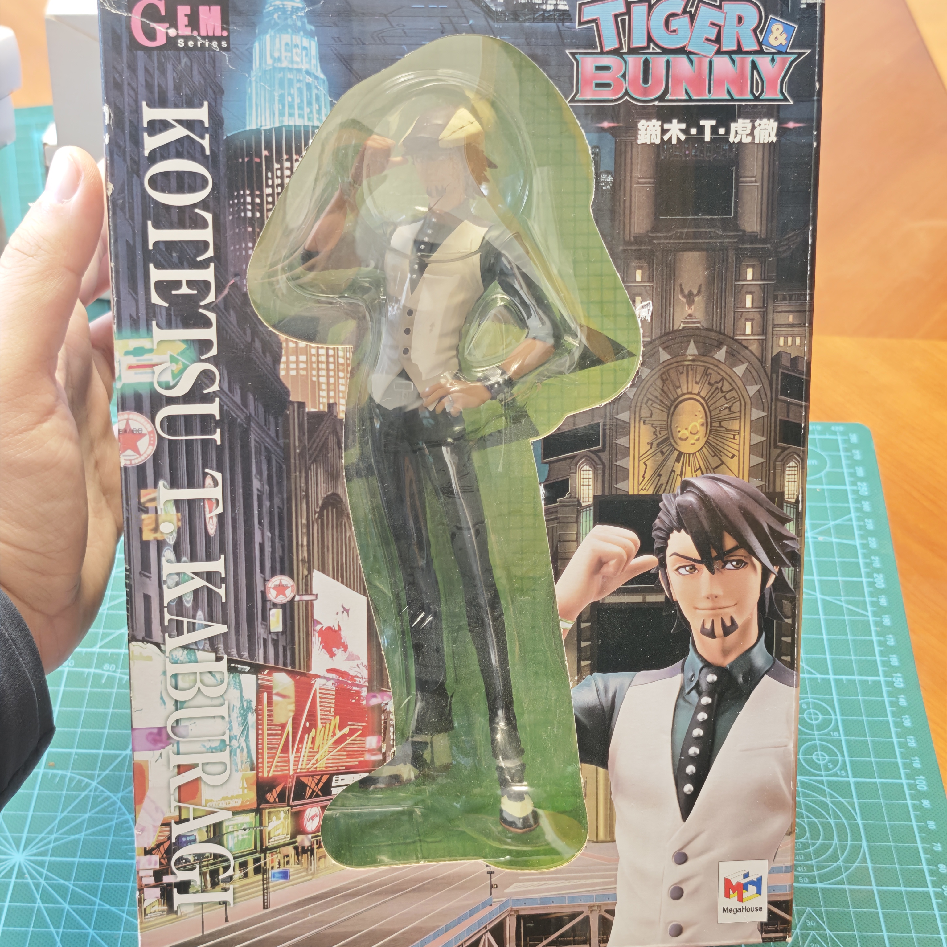 Megahouse Gem老虎与兔子基佬英雄传镝木 T 虎彻景品手办摆件促销