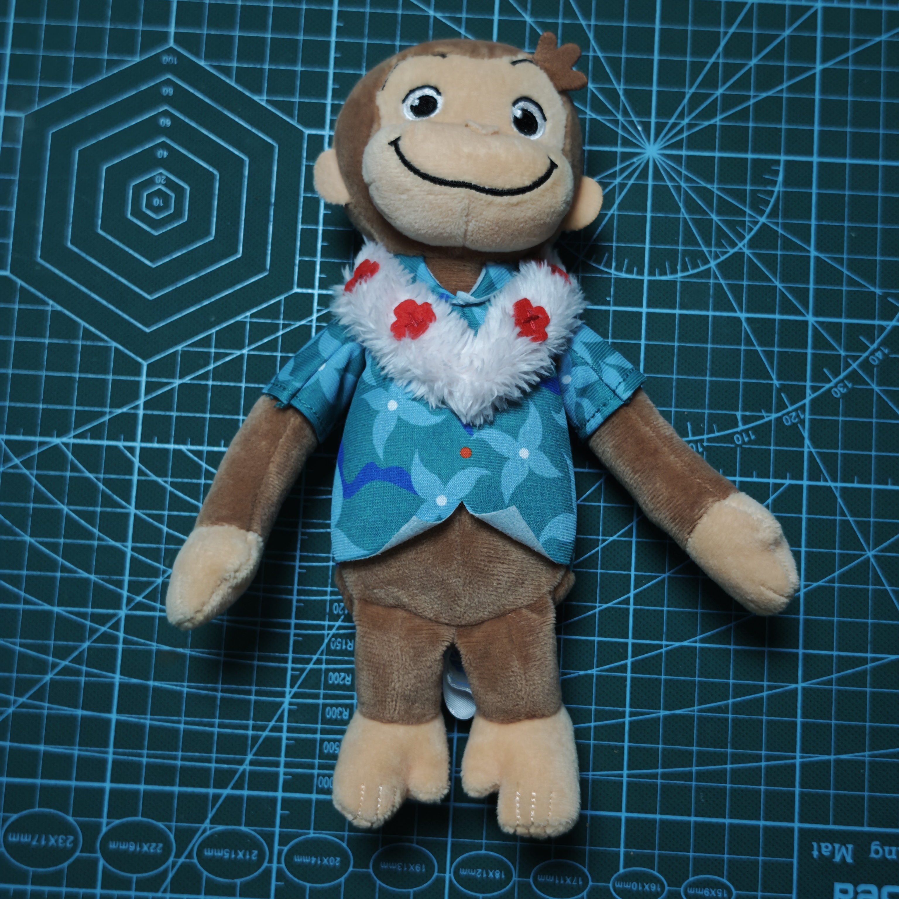 世嘉sega环球影城curious George好奇的乔治猴毛绒玩具娃娃挂件