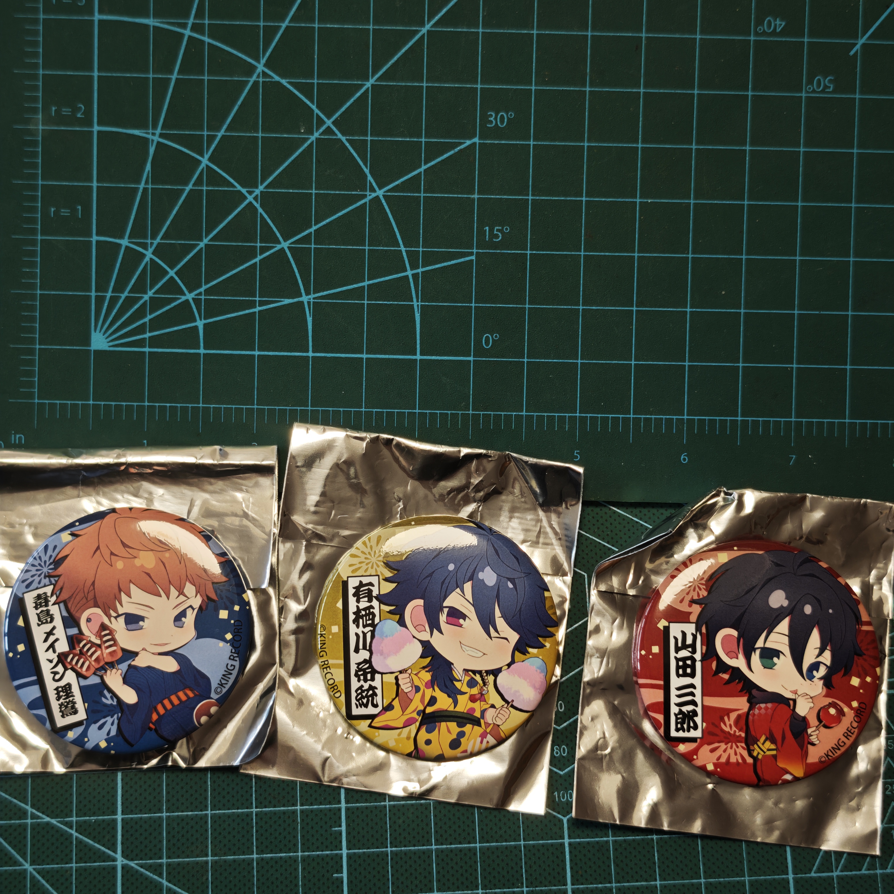 催眠麦克风DRB 丸井浴衣吧唧徽章山田三郎有栖川帝统毒岛梅森理莺