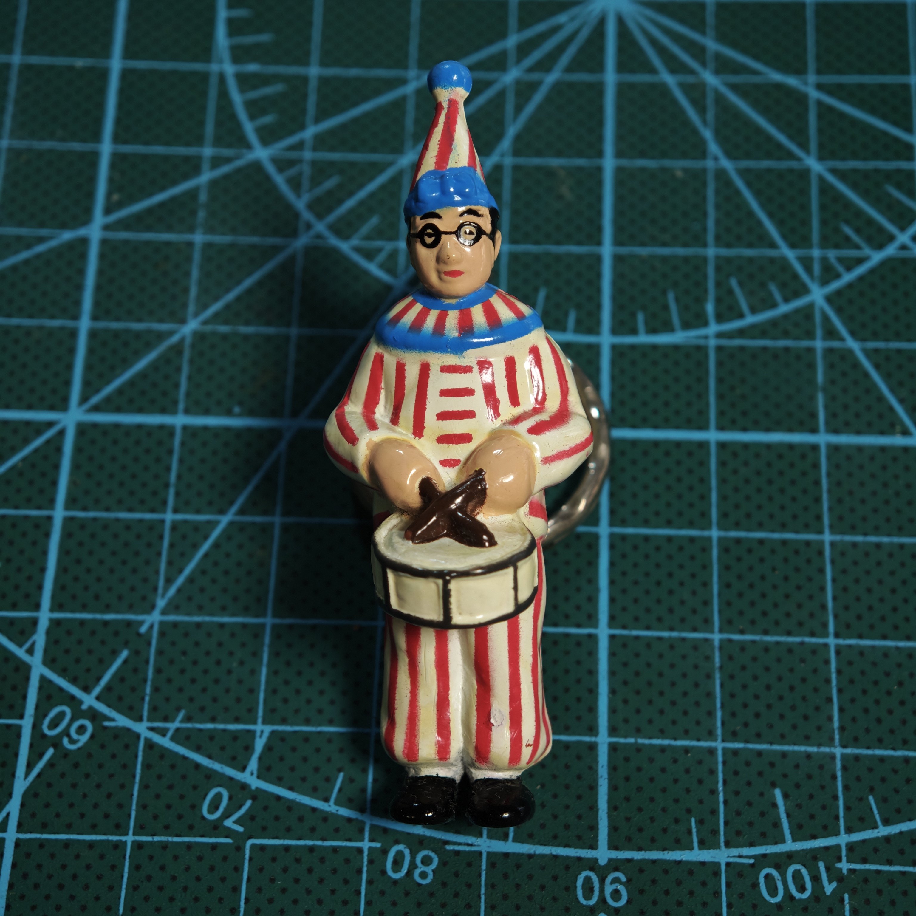 大阪道顿堀吉祥物食倒太郎くいだおれ太郎挂件钥匙圈促销现货