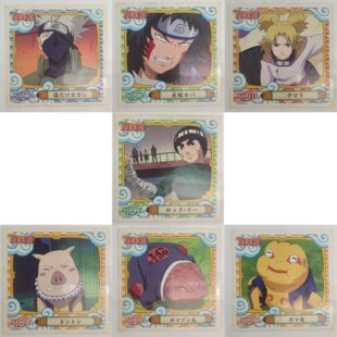 天田AMADA火影忍者天田贴纸蛤蟆龙文太豚豚猪旗木犬冢牙