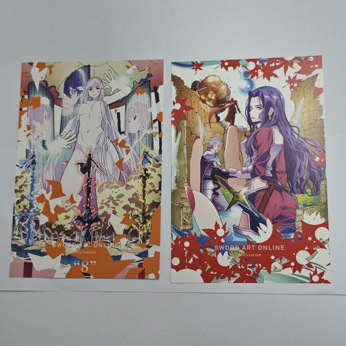 刀剑神域 Alicization10周年特典限定明信片促销现货