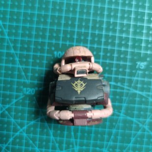 万代机动战士高达SEED盒蛋半身胸像红扎古促销现货