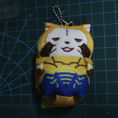 虎兔英雄传基友英雄传联名Rascal浣熊毛绒玩具挂件背包链促销现货