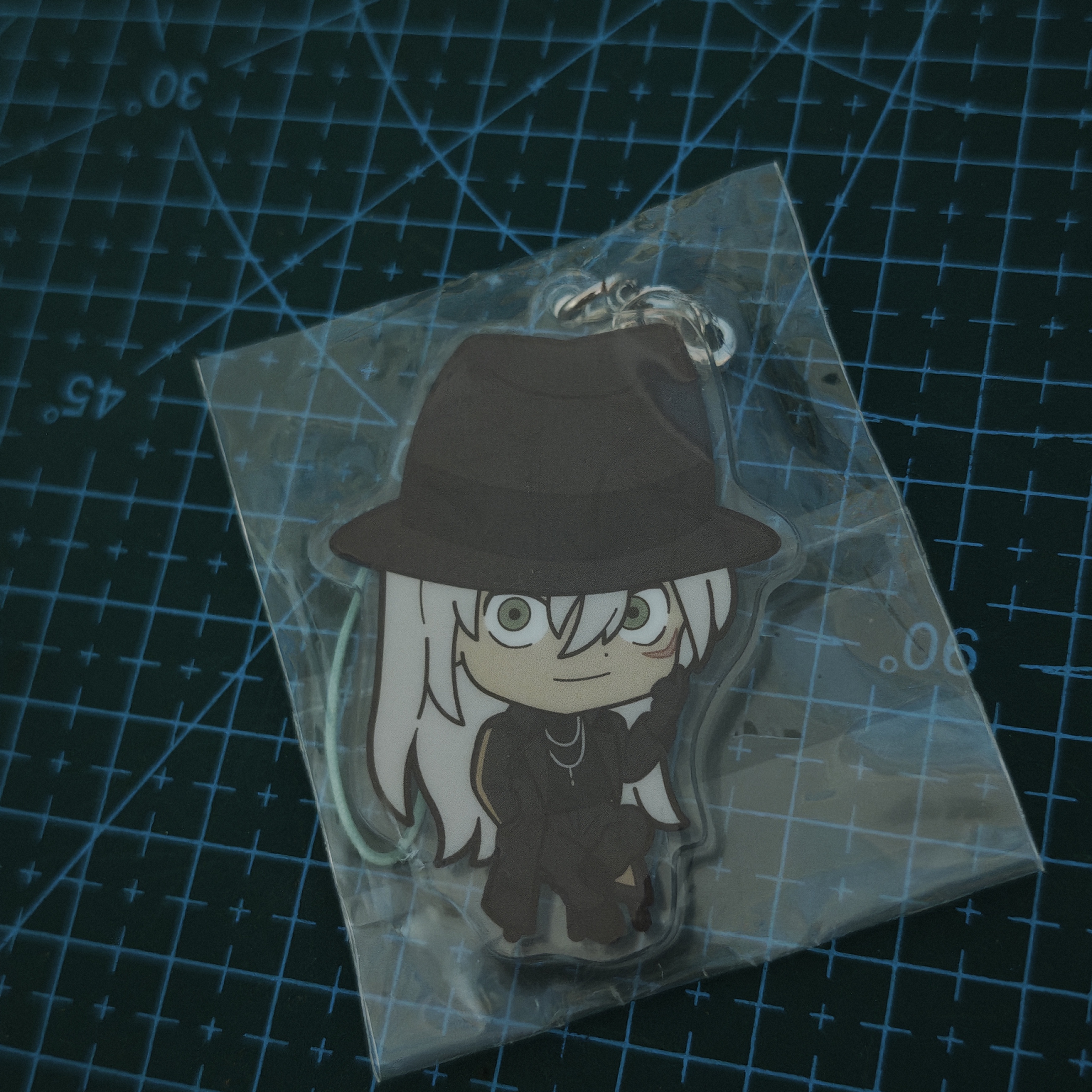 世嘉sega名侦探柯南抽赏Q版平面亚克力挂件手机链琴酒黑衣组织