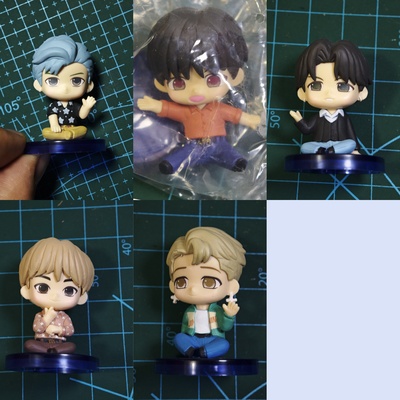 防弹少年团TinyTAN坐姿放松扭蛋摆件J Hopes郑号锡金硕珍