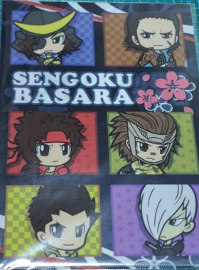 capcom战国BASARA Q版人物文件夹促销现货