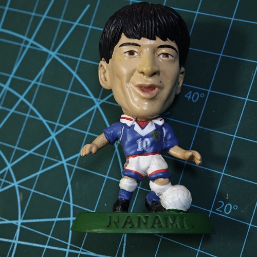 epoch Corinthian microstars 绿底日本足球队名波浩nanami摆件