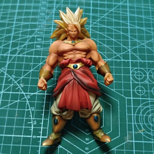 眼镜厂七龙珠超景品手办超级赛亚人三布罗利促销现货