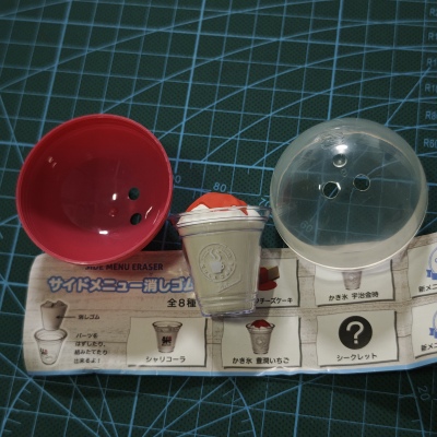 kura寿司配菜菜单橡皮擦shari cola可乐杯扭蛋