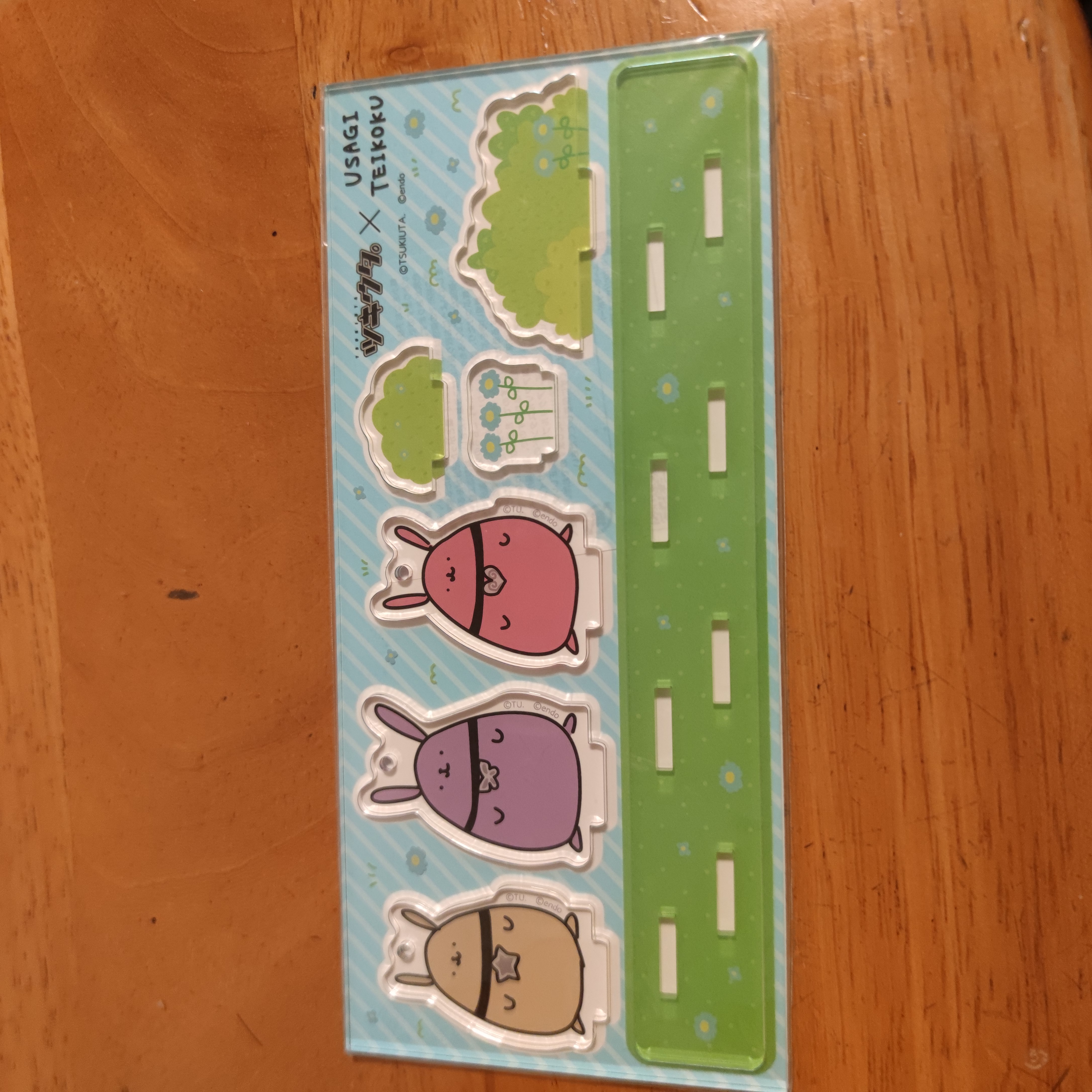 月歌联名usagi teikoku亚克力立牌师走驱睦月始如月恋挂件月兔