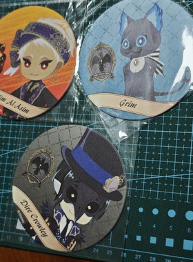 迪士尼扭曲仙境Scarabia Kalim Al Asim纸质杯垫grim growley现货