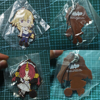 眼镜厂Fate/Apocrypha一番赏橡胶挂件背包链黑之狂战士圣女贞德