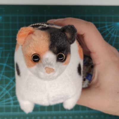 圆滚滚动物园毛绒玩具娃娃挂件胖乎乎大橘猫咪促销现货
