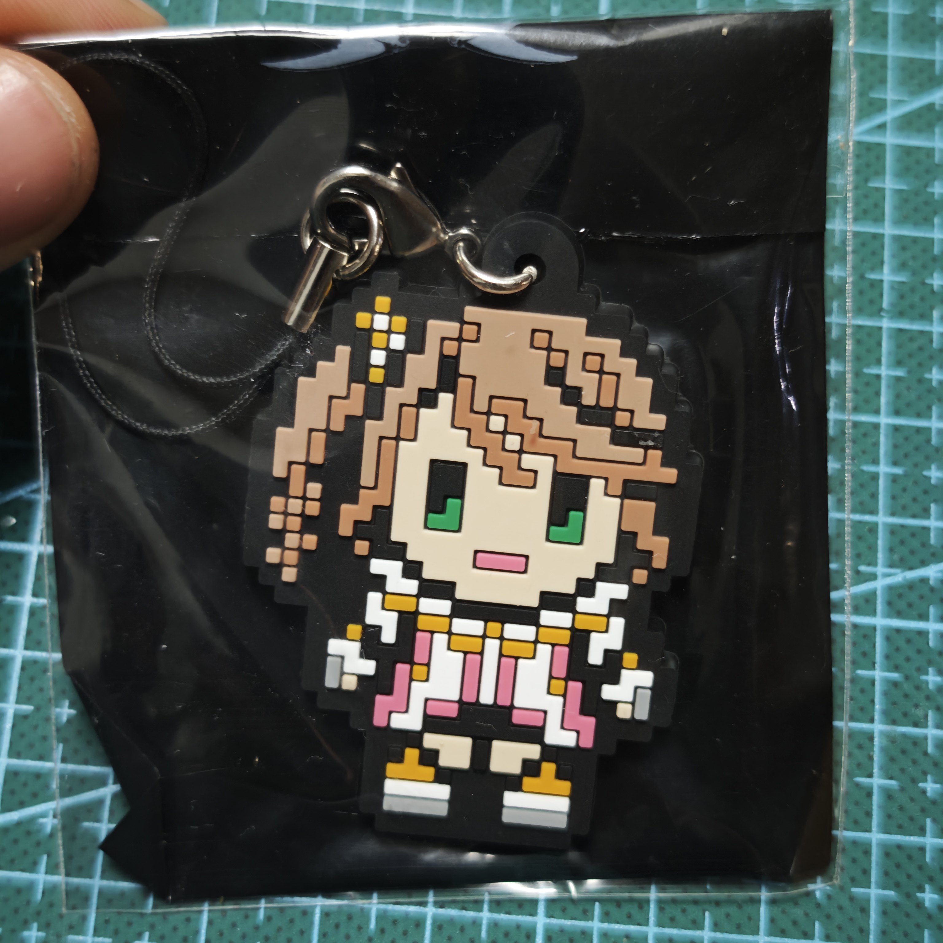 情热传说Tales of Zestiria特典像素橡胶挂件手机链艾丽莎艾丽夏