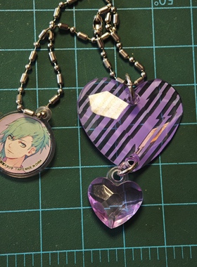 Tomy歌之王子殿下tarts扭蛋钻石形挂件手机链美风蓝现货