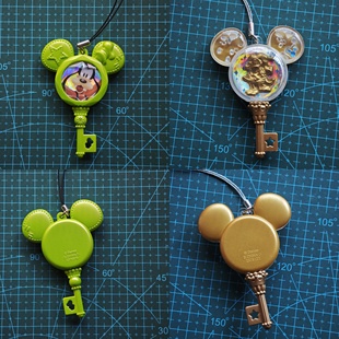 万代迪士尼扭蛋钥匙型挂件手机链米老鼠高飞唐老鸭促销现货