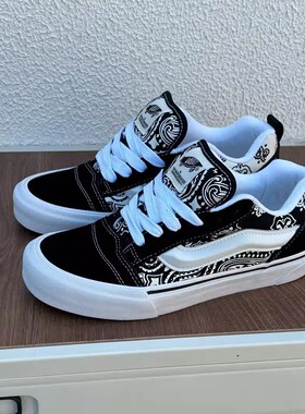 wanshi万斯帆布鞋Classics 肥胖厚舌Knu Skool面包鞋男女运动板鞋