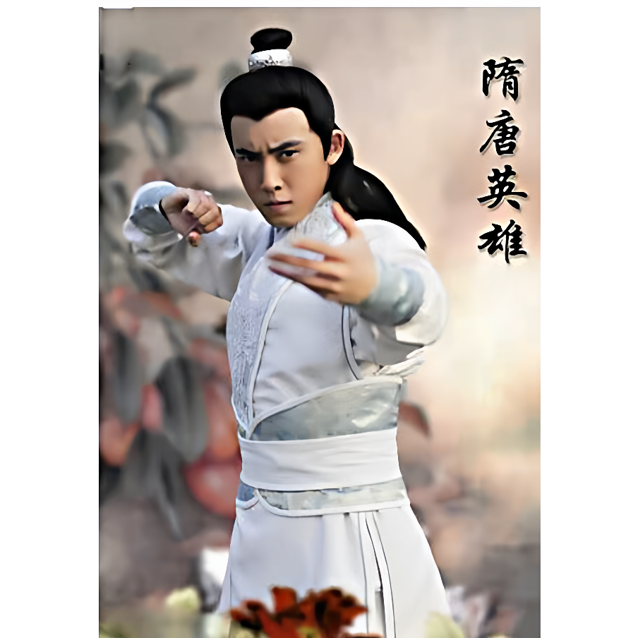 古装男侠客书生汉服影楼拍照