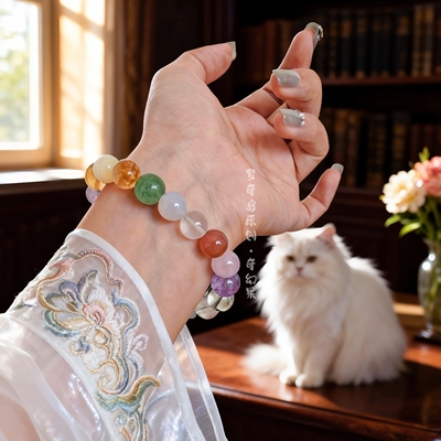 梦奇岛天然水晶手串原创小众设计