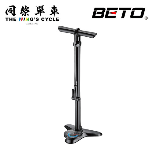 BETO自行车高压打气筒带气压表