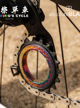 AbsoluteBlack碳纤维陶瓷轴承后拨大导轮公路自行车12/18T大鸡腿