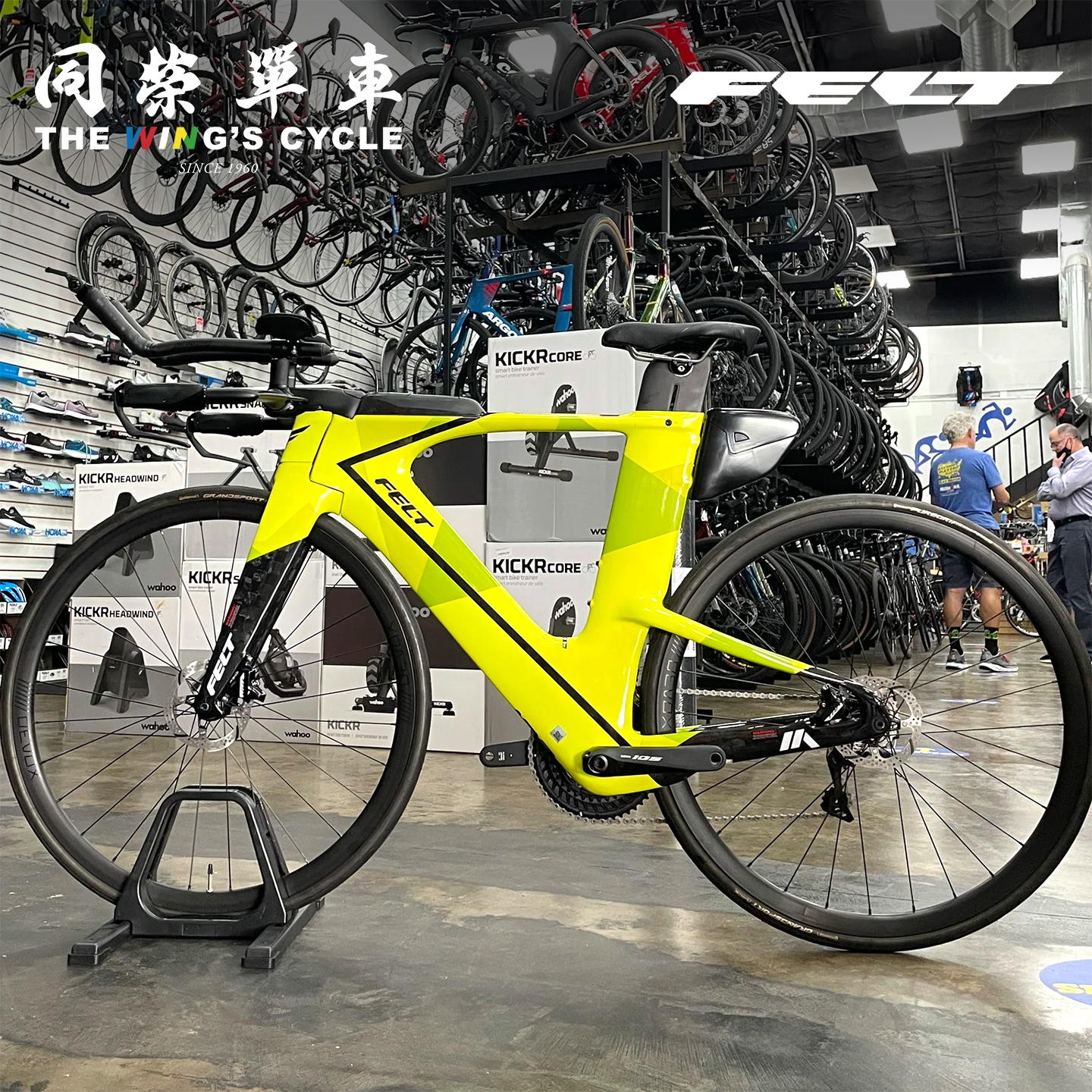 Felt碳纤维碟刹铁三车