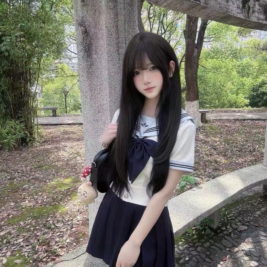 兰亭女子水手服爆款白月光jk原创制服短袖夏季日系设计套装学院风