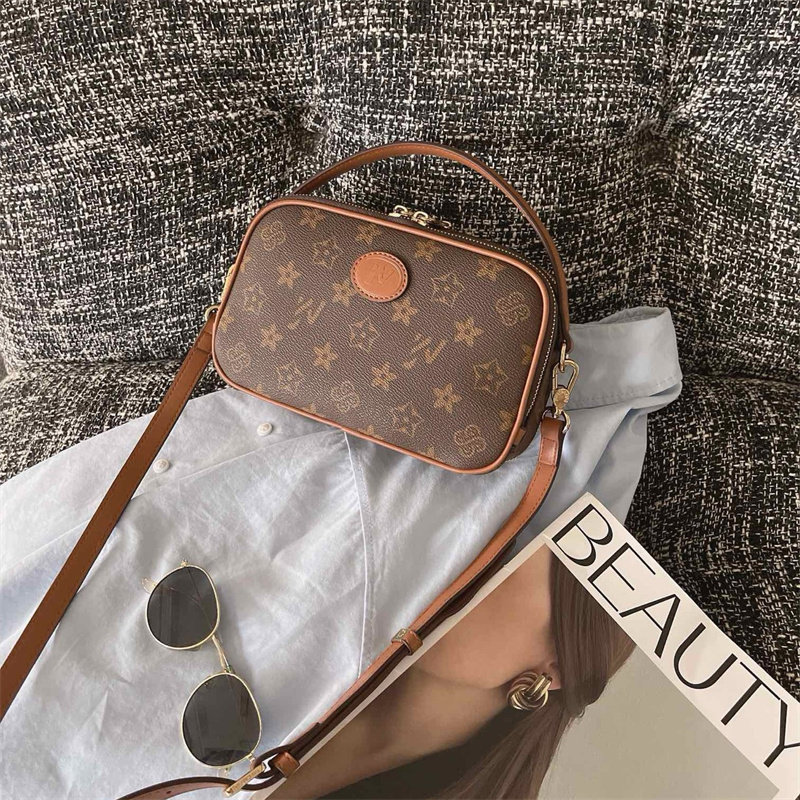 小方包双层拉链相机包女优草坊女包夏新款小包单肩斜挎手机包小包