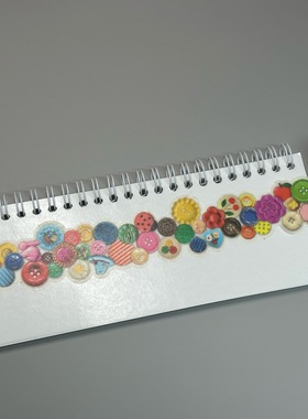 现货胶带分装日本MT手帐和纸胶带纽扣绝版