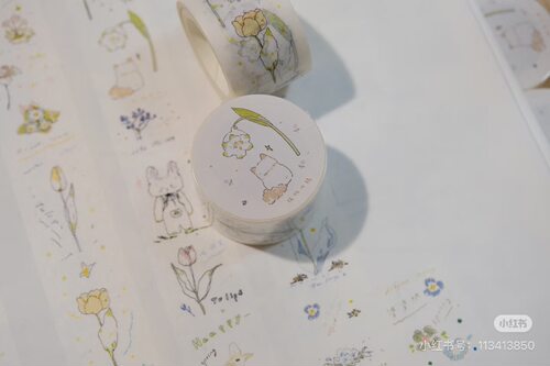 现货胶带分装季雨STUDIO原创小兔系列胶带盐系胶带分装合集