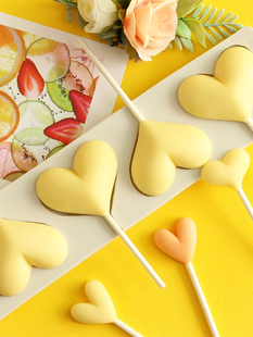 翻糖巧克力爱心硅胶模具 烘焙蛋糕装饰插件 小爱心星空艾素棒棒糖