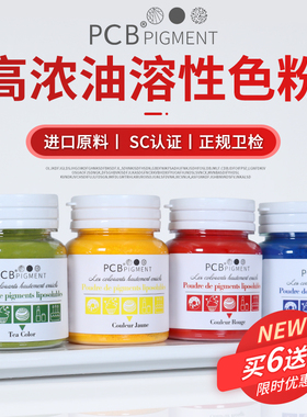 PCB巧克力色粉10g星空蛋糕淋面色淀蛋糕装饰调色食用色素油溶性