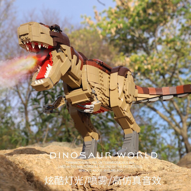 兼容乐高恐龙儿童益智拼装玩具积木男孩子侏罗纪公园高难度巨大型