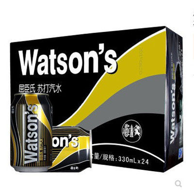 苏打水屈臣氏听装含糖