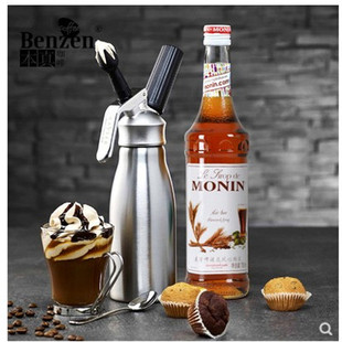 MONIN莫林麦芽啤酒花风味糖浆花式咖啡鸡尾酒饮瓶原料酒系列700ml
