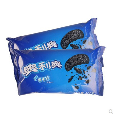 亿滋奥利奥饼干碎奶茶甜品咖啡烘焙无夹心400g正品巧克力包邮