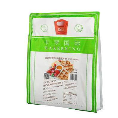 卡罗原装美式松饼粉烘焙预拌粉华夫饼粉2kg正品行货家商专用包邮