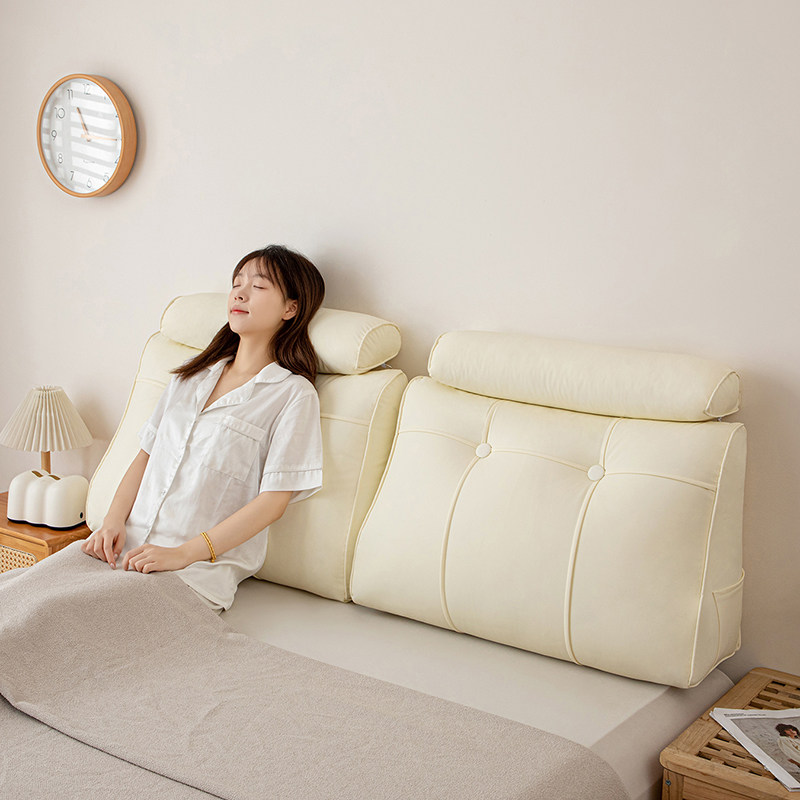 2025新款沙发靠枕客厅靠背垫床头软包靠背枕卧室大靠垫可拆洗靠包