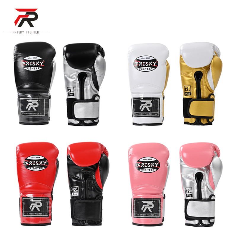 FRISKY Pro系列 职业款拳击手套 成人男女散打训练打沙袋比赛拳套