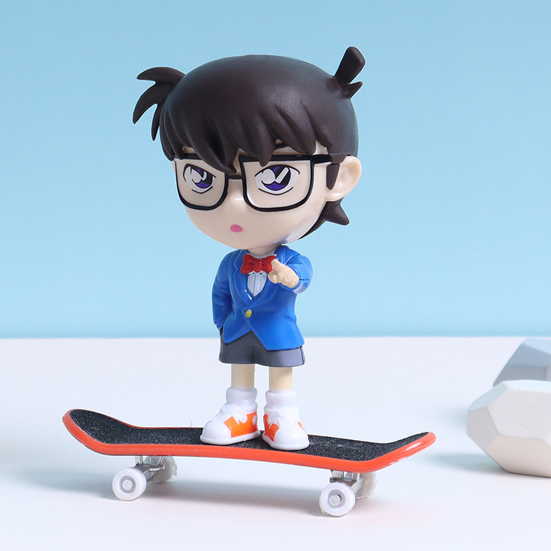 生日蛋糕装饰摆件侦探柯南江户川柯南足球推理工藤新一烘焙装扮