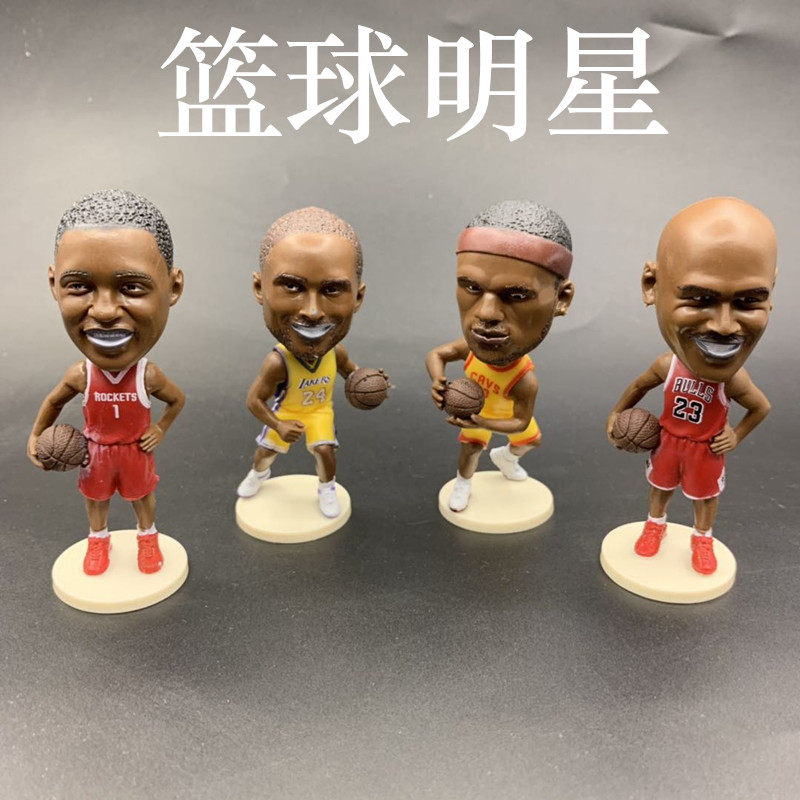 篮球运动员明星系列摆件灌篮高手 可爱q版篮球系列公仔摆件