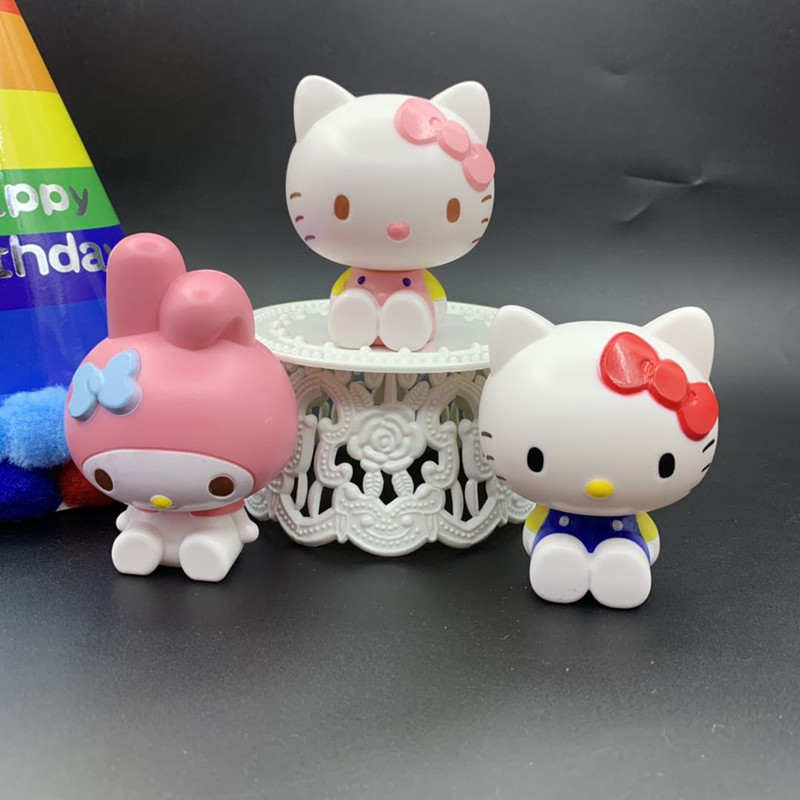 装饰摆件手办塑料玩具生日蛋糕