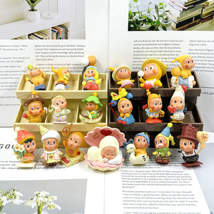 二创萌粒怦然心动星星人PVC改娃盲盒手串车载桌面小摆件玩具礼物