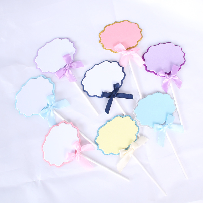 DIY生日蛋糕可写字祝福语网红卡