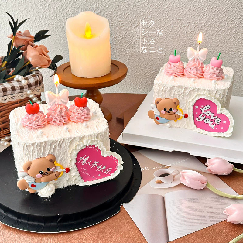 2.14情人节卡片蛋糕装饰插牌丘比特射箭小熊烘焙插件爱心蜡烛摆件,节庆用品/礼品,节日装扮用品,淘宝优惠券,粉丝福利购,淘宝优惠卷