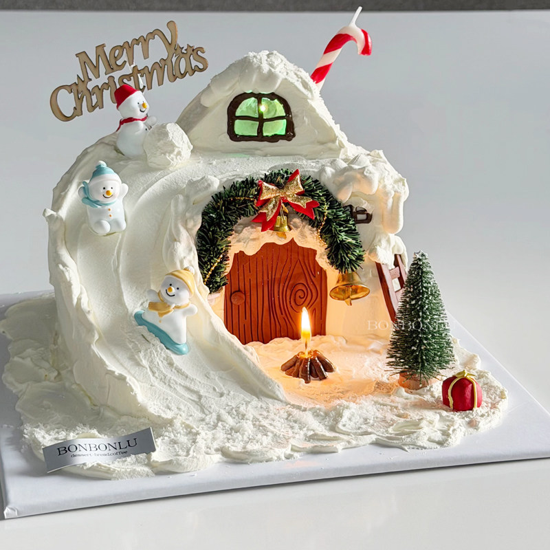 2025网红圣诞节雪景小屋微景观滑雪场小雪人插件插牌蛋糕装饰,节庆用品/礼品,节日装扮用品,淘宝优惠券,粉丝福利购,淘宝优惠卷