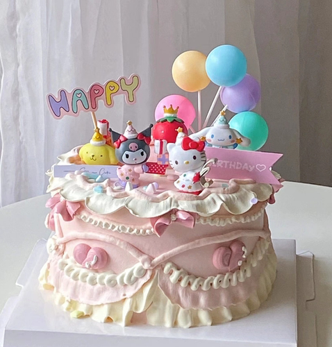 三丽鸥玉桂狗蛋糕装饰美乐蒂kt