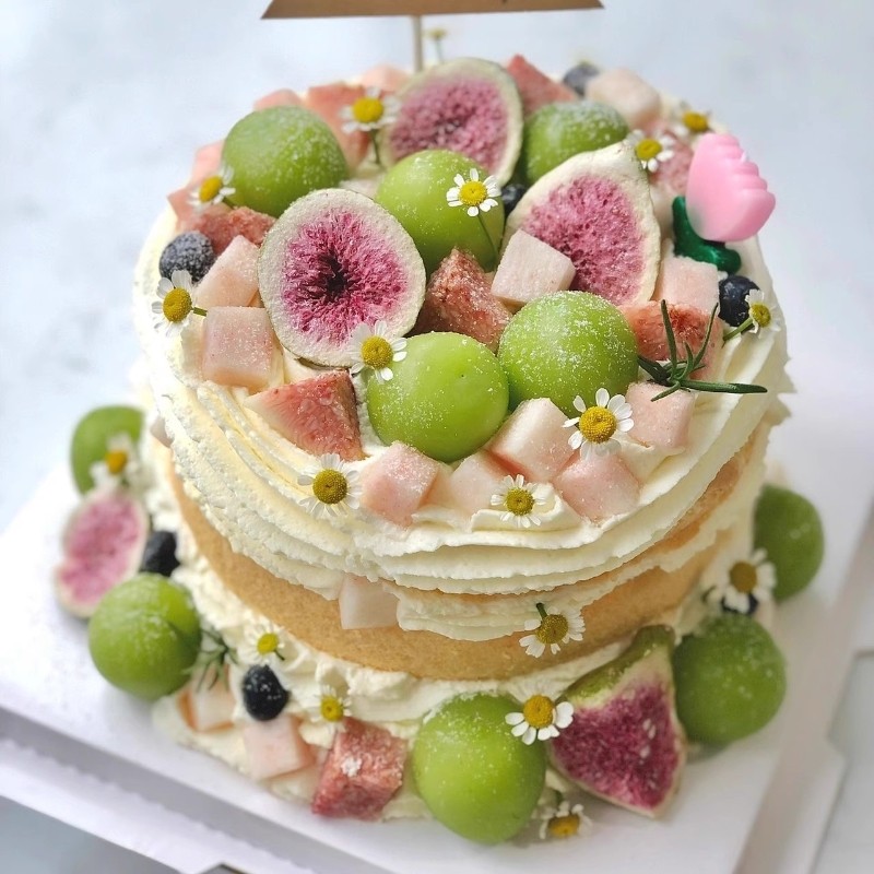 小清新生日蛋糕装饰烘干西柚果干片无花果干西柚橙子片柠檬片干茶